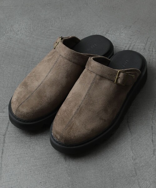 FREAK'S STORE(フリークスストア)の「WEB限定 コンフォータブル シャークソール ミュールサンダル/サボ/スライドサンダル/レオパード(サンダル・メンズ・ブラック/ブルー系その他/グレイッシュベージュ/レオパード・6/8/9/8h/5h/6h)」の9枚目の写真