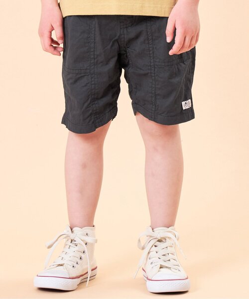 F.O.KIDS（エフオーキッズ）の「カラーハーフパンツ 5分丈（その他パンツ・キッズ・ベージュ/パープル/ブラック/ブルー/グリーン/オレンジ・130/95/110/140/90/120/80/100）」の2枚目の写真