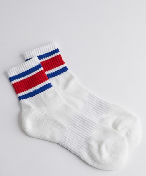 GUNZE（グンゼ）の「【GUNZE×TYPY】ラインショートソックス（ソックス/靴下・メンズ・ブルー/グリーン・23cm～25cm/25cm～27cm）」の12枚目の写真