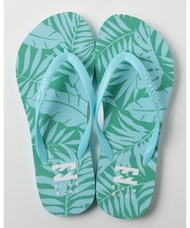 BILLABONG | BILLABONG レディース FLIP FLOPS PRINT サンダル 【2022年春夏モデル】/ビラボンビーサン(ビーチサンダル）(サンダル)