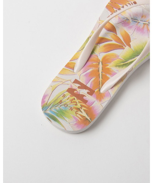BILLABONG（ビラボン）の「BILLABONG レディース FLIP FLOPS PRINT サンダル 【2022年春夏モデル】/ビラボンビーサン(ビーチサンダル）（サンダル・レディース・ピンク/ブルー/ホワイト系その他/ブラック系その他・23cm/24cm）」の7枚目の写真