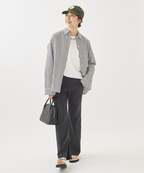 plage（プラージュ）の「Low Rise Slit パンツ◆（その他パンツ・レディース・チャコールグレー/ネイビー・38/36/34）」の6枚目の写真