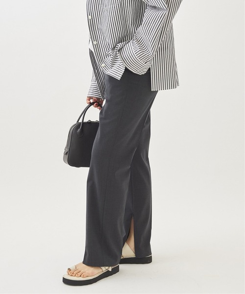 plage（プラージュ）の「Low Rise Slit パンツ◆（その他パンツ・レディース・チャコールグレー/ネイビー・38/36/34）」の10枚目の写真