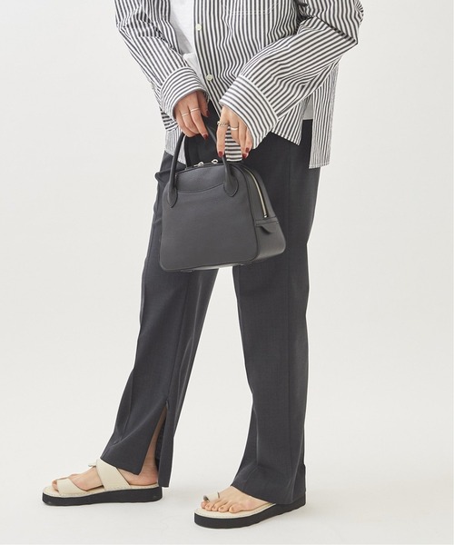 plage（プラージュ）の「Low Rise Slit パンツ◆（その他パンツ・レディース・チャコールグレー/ネイビー・38/36/34）」の11枚目の写真