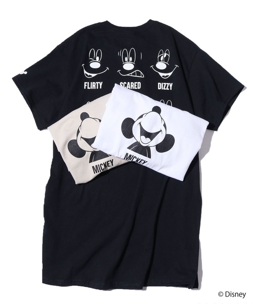 ROOPTOKYO(ループトウキョウ)の「ROOPTOKYO限定:MICKEY/ミッキー FACE S/STee 半袖Tシャツ(Tシャツ/カットソー・メンズ・ホワイト/サンドベージュ/ブラック・XL/M/L)」の20枚目の写真