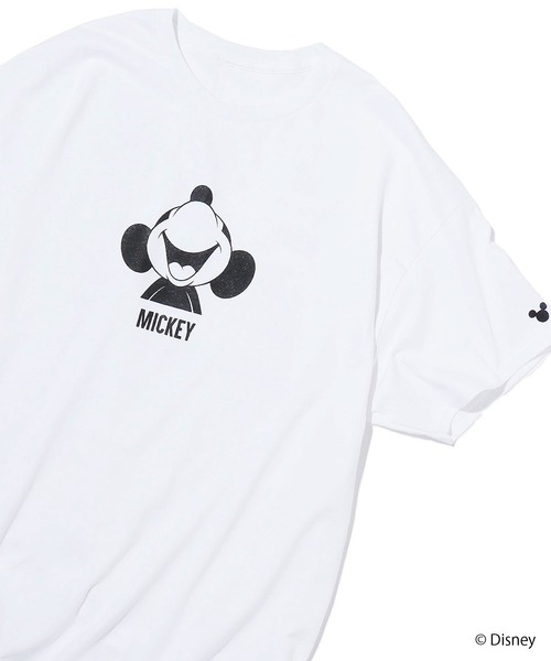 ROOPTOKYO(ループトウキョウ)の「ROOPTOKYO限定:MICKEY/ミッキー FACE S/STee 半袖Tシャツ(Tシャツ/カットソー・メンズ・ホワイト/サンドベージュ/ブラック・XL/M/L)」の21枚目の写真