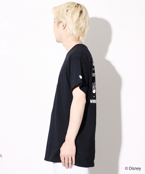 ROOPTOKYO(ループトウキョウ)の「ROOPTOKYO限定:MICKEY/ミッキー FACE S/STee 半袖Tシャツ(Tシャツ/カットソー・メンズ・ホワイト/サンドベージュ/ブラック・XL/M/L)」の11枚目の写真