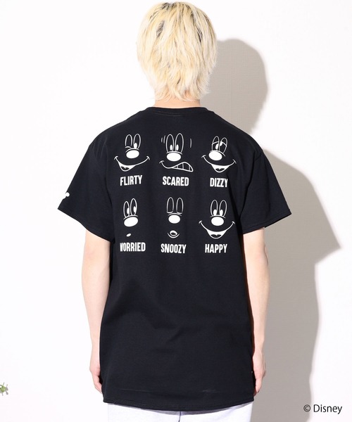 ROOPTOKYO(ループトウキョウ)の「ROOPTOKYO限定:MICKEY/ミッキー FACE S/STee 半袖Tシャツ(Tシャツ/カットソー・メンズ・ホワイト/サンドベージュ/ブラック・XL/M/L)」の12枚目の写真