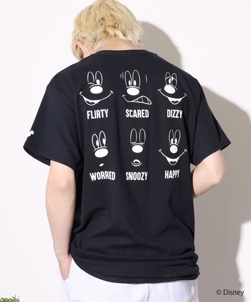 ROOPTOKYO(ループトウキョウ)の「ROOPTOKYO限定:MICKEY/ミッキー FACE S/STee 半袖Tシャツ(Tシャツ/カットソー・メンズ・ホワイト/サンドベージュ/ブラック・XL/M/L)」の5枚目の写真