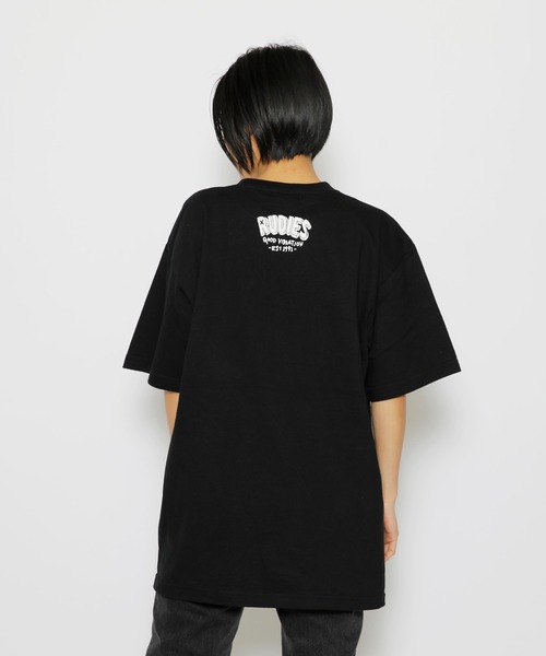 RUDIE'S（ルーディーズ）の「SKATEBOY-T（Tシャツ/カットソー・メンズ・ホワイト/ブラック・XXL/S/M/XL/L）」の2枚目の写真