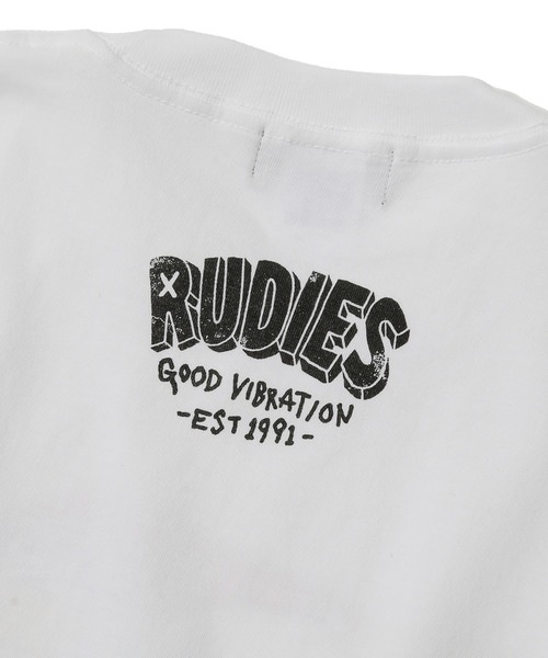 RUDIE'S（ルーディーズ）の「SKATEBOY-T（Tシャツ/カットソー・メンズ・ホワイト/ブラック・XXL/S/M/XL/L）」の13枚目の写真