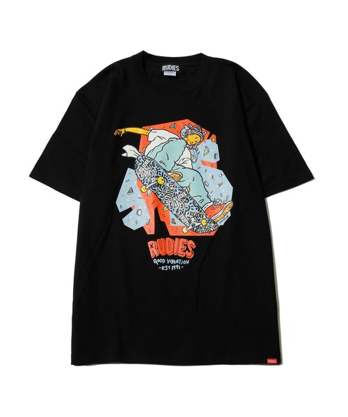 RUDIE'S（ルーディーズ）の「SKATEBOY-T（Tシャツ/カットソー・メンズ・ホワイト/ブラック・XXL/S/M/XL/L）」の18枚目の写真