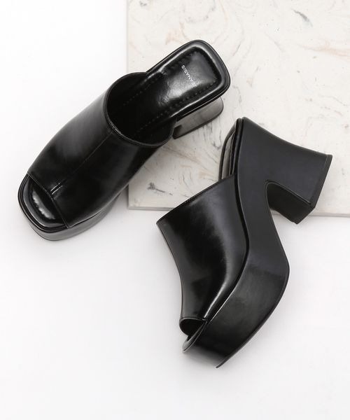 JEANASIS(ジーナシス)の「アツゾコミュールサンダル/277655(サンダル・レディース・ホワイト/ブラック/パープル・MEDIUM/LARGE)」の3枚目の写真