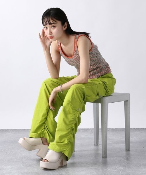 JEANASIS(ジーナシス)の「アツゾコミュールサンダル/277655(サンダル・レディース・ホワイト/ブラック/パープル・MEDIUM/LARGE)」の4枚目の写真