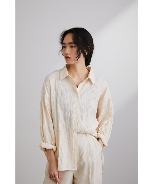 STYLEMIXER(スタイルミキサー)の「ワッシャールーズシャツ(シャツ/ブラウス・レディース・アイボリー/ピンク/グリーン系その他/イエロー・FREE)」の6枚目の写真