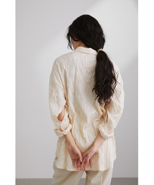 STYLEMIXER(スタイルミキサー)の「ワッシャールーズシャツ(シャツ/ブラウス・レディース・アイボリー/ピンク/グリーン系その他/イエロー・FREE)」の11枚目の写真