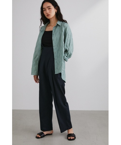 STYLEMIXER(スタイルミキサー)の「ワッシャールーズシャツ(シャツ/ブラウス・レディース・アイボリー/ピンク/グリーン系その他/イエロー・FREE)」の14枚目の写真