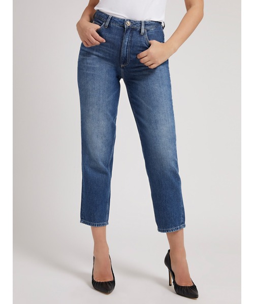 Guess(ゲス)の「Relaxed Fit Mom Denim Pants(デニムパンツ・レディース・インディゴブルー・25inch/26inch/27inch/24inch)」の3枚目の写真