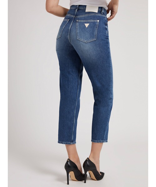 Guess(ゲス)の「Relaxed Fit Mom Denim Pants(デニムパンツ・レディース・インディゴブルー・25inch/26inch/27inch/24inch)」の2枚目の写真
