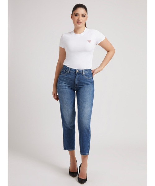 Guess(ゲス)の「Relaxed Fit Mom Denim Pants(デニムパンツ・レディース・インディゴブルー・25inch/26inch/27inch/24inch)」の4枚目の写真