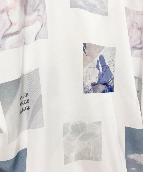 ANDGEEBEE（アンジービー）の「UNISEX 総柄フォトシャツ（シャツ/ブラウス・レディース・ホワイト・MEDIUM）」の10枚目の写真
