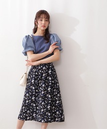 PROPORTION BODY DRESSING | 【美人百花6月号タイアップ商品】シャドウフラワータックスカート / 1212120508(スカート)