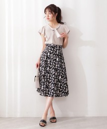 PROPORTION BODY DRESSING | 【美人百花6月号タイアップ商品】シャドウフラワータックスカート / 1212120508(スカート)