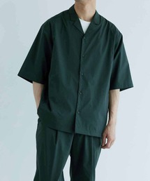 【TOOLIGHT】TC オープンカラーシャツ/セットアップ対応/超軽量/ストレッチ性/吸水速乾性/イージーケア