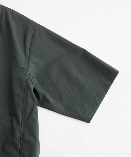 ADAM ET ROPE'（アダムエロペ）の「【TOOLIGHT】TC オープンカラーシャツ/セットアップ対応/超軽量/ストレッチ性/吸水速乾性/イージーケア（シャツ/ブラウス・メンズ・ブラック/ダークグリーン/ブラウン系その他・S/M/L/XL）」の17枚目の写真