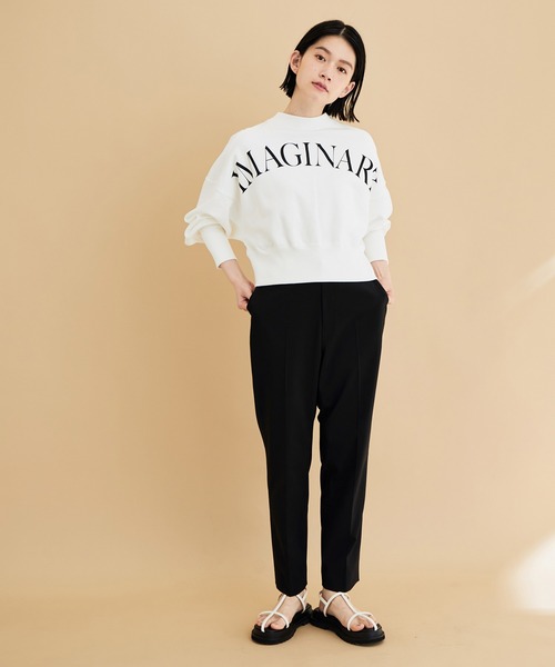 ADAM ET ROPE'（アダムエロペ）の「【2WAY】スウェットクロップドカーディガン（カーディガン/ボレロ・レディース・ホワイト/グレー/イエロー・FREE）」の12枚目の写真