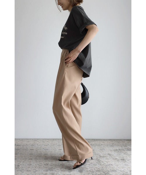 Bonjour Sagan(ボンジュールサガン)の「Boa SorteロゴT(Tシャツ/カットソー・レディース・チャコールグレー・FREE)」の4枚目の写真