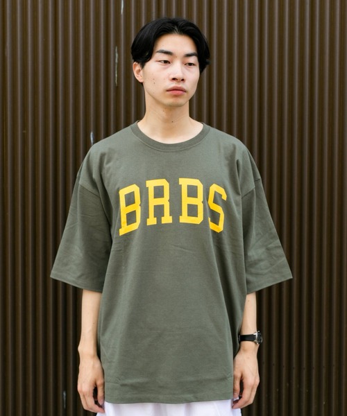 BROKEN BASE(ブロークンベース)の「オーバーサイズアーチロゴT(Tシャツ/カットソー・メンズ・ホワイト/ブラック/ベージュ/カーキ・MEDIUM/LARGE)」の21枚目の写真