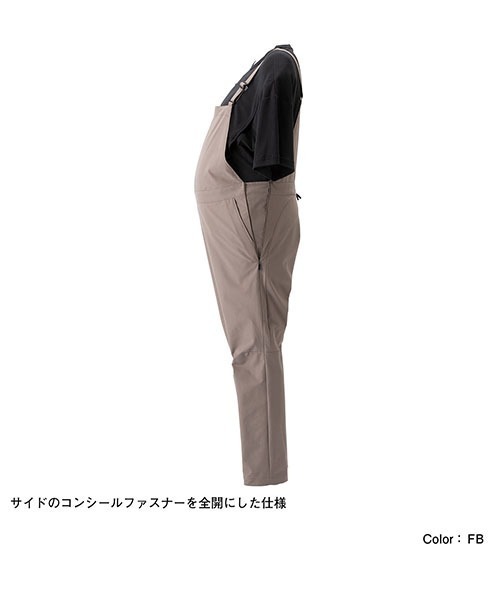 THE NORTH FACE（ザノースフェイス）の「THE NORTH FACE / ザ ノースフェイス：【レディース】Maternity Overall：NBM32004[DEA]（サロペット/オーバーオール・メンズ・ブラック・S/M/L/XL）」の3枚目の写真