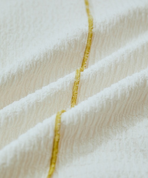 vis-`a-vis（ビサビ）の「【WEB限定】前後２WAY配色メロウスリットフクレジャガードプルオーバー（Tシャツ/カットソー・レディース・ピンク系その他/スミクロ/キナリ・FREE）」の11枚目の写真