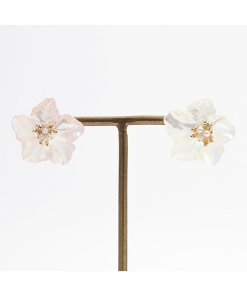 flower（フラワー）の「フラワージュエルピアス（ピアス（片耳用）・レディース・イエロー/ピンク・FREE）」の4枚目の写真