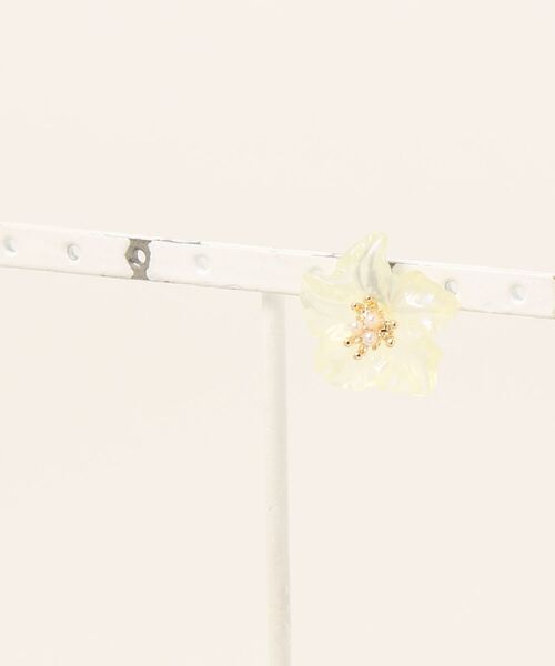 flower（フラワー）の「フラワージュエルピアス（ピアス（片耳用）・レディース・イエロー/ピンク・FREE）」の7枚目の写真