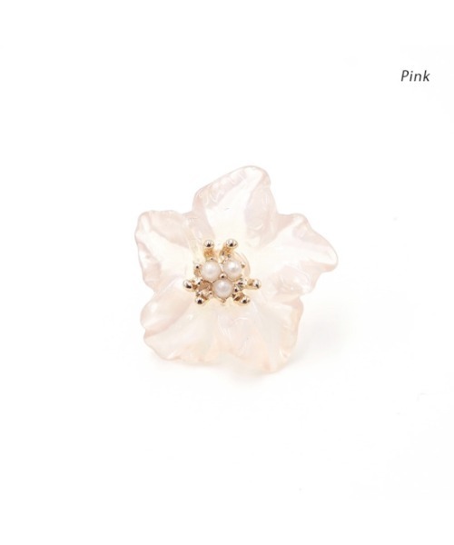 flower（フラワー）の「フラワージュエルピアス（ピアス（片耳用）・レディース・イエロー/ピンク・FREE）」の9枚目の写真