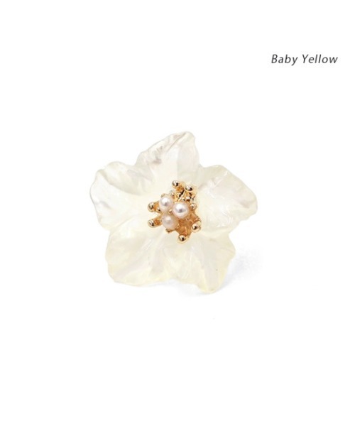 flower（フラワー）の「フラワージュエルピアス（ピアス（片耳用）・レディース・イエロー/ピンク・FREE）」の10枚目の写真