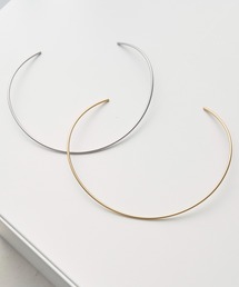 Aunt Marie's | シンプルラインラウンドチョーカー / ネックカフ(チョーカー)