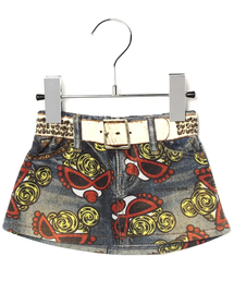HYSTERIC MINI | BABY Shadow of the mini face 総柄 “LIKE A SKIRT”(スカート)