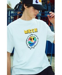 ☆MISTER CHILD☆半袖Tシャツ RAINBOW FLOWER T-SHIRTS A'GEM/9 × .kom『MISTER CHILD/ミスターチャイルド』RAINBOW