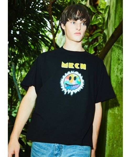 MISTER CHILD★韓国★男女兼用★HEART BEAT COLLAR T-SHIRTS 2色 A'GEM/9 × .kom『MISTER CHILD/ミスターチャイルド』RAINBOW