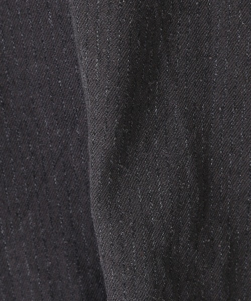 marka（マーカ）の「marka / マーカ：FIELDMAN JACKET - wool×silk stripe -：M22C-02JK01C[COR]（ノーカラージャケット・メンズ・ネイビー/グレー・2/1/3）」の19枚目の写真
