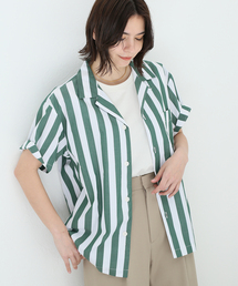 SLEEPY JONES | 【Sleepy Jones/スリーピージョーンズ】MARTIN CAMP SHIRT TENT STRI：シャツ(シャツ/ブラウス)