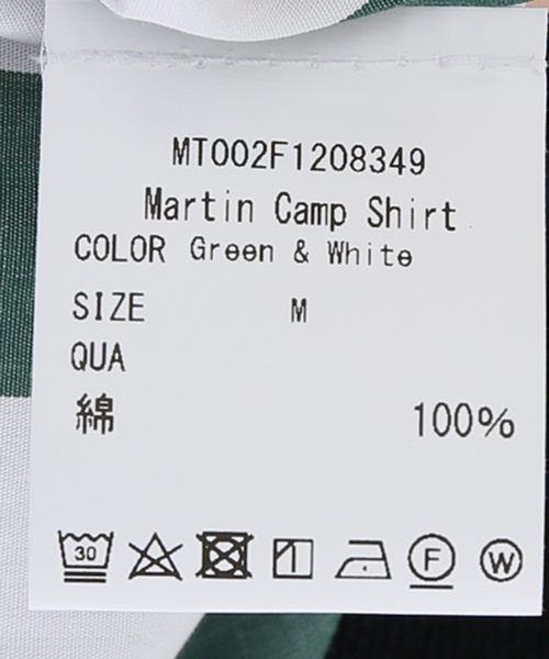 SLEEPY JONES(スリーピージョーンズ)の「【Sleepy Jones/スリーピージョーンズ】MARTIN CAMP SHIRT TENT STRI:シャツ(シャツ/ブラウス・レディース・グリーン・MEDIUM)」の15枚目の写真