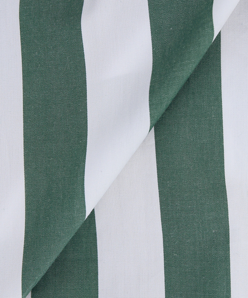 SLEEPY JONES(スリーピージョーンズ)の「【Sleepy Jones/スリーピージョーンズ】MARTIN CAMP SHIRT TENT STRI:シャツ(シャツ/ブラウス・レディース・グリーン・MEDIUM)」の4枚目の写真