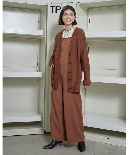 THEATRE PRODUCTS（シアタープロダクツ）の「サロペット（サロペット/オーバーオール・レディース・ブラウン/カーキ・FREE）」の2枚目の写真