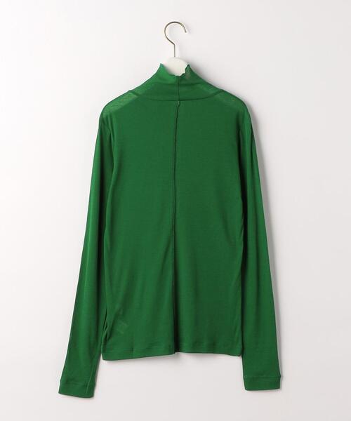 シアー フライス タートル プルオーバー カットソー（Tシャツ