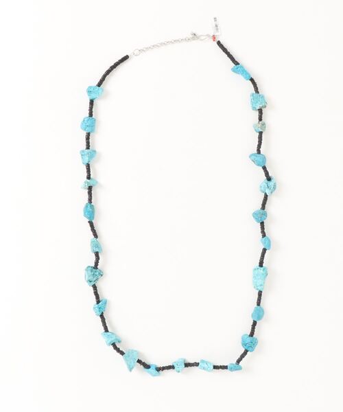 チャイハネ（チャイハネ）の「【チャイハネ】ターコシェラMEN'Sネックレス（ネックレス・メンズ・ホワイト/ブラック/コーラル・FREE）」の6枚目の写真