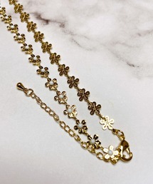 CORPUS TOKYO | フラワーチェーンネックレス(ネックレス)